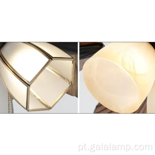 Candelador de fãs de inspiração de inspiração vintage